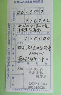 あしなが東日本大地震津波遺児募金